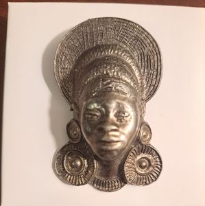Vintage African Tribal Brooch
